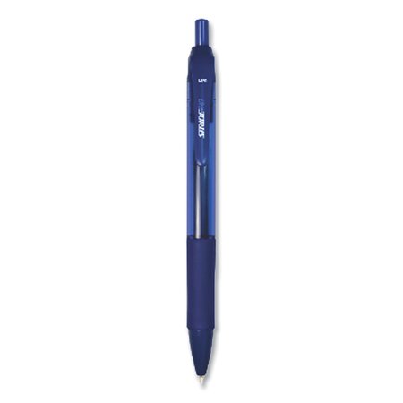 STRIDE StrideRio Gel Pen, Retractable, Medium 0.7 mm, Blue Ink, Translucent Blue Barrel, 12PK 52002